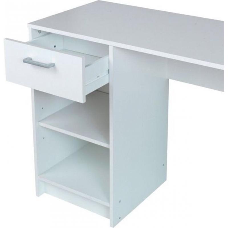 New 1 drawer dressing table desk--White