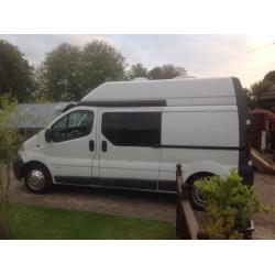 Vauxhall vivaro high top campervan /day van