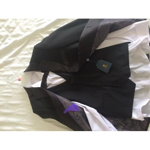 Boys black tuxedo-BRAND NEW