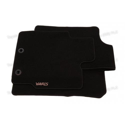 Genuine Toyota 1x Tailored Car Textile Floor Mats Yaris July 2011 - Present