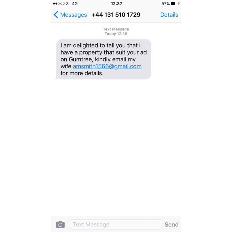 BEWARE - SCAM ALERT