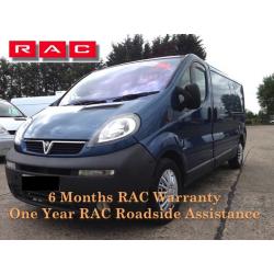 2006 Great Spec Vauxhall Vivaro 2900 DCi 100 with PSV