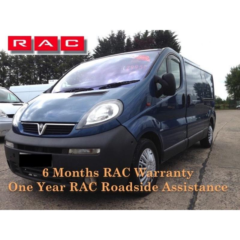2006 Great Spec Vauxhall Vivaro 2900 DCi 100 with PSV