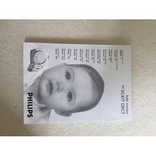 Philips DECT baby monitor