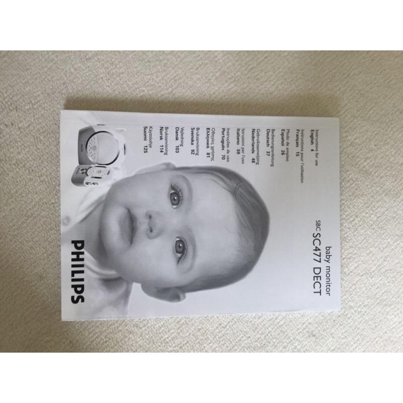 Philips DECT baby monitor