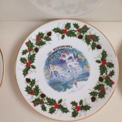 Royal Grafton twelve days of Christmas plates X 5