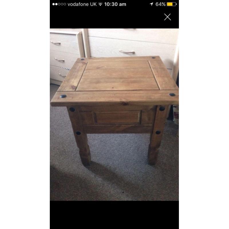 Mexican pine coffee table