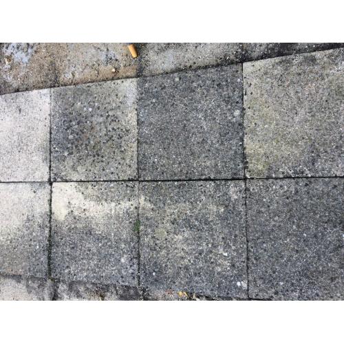150 concrete paving slabs