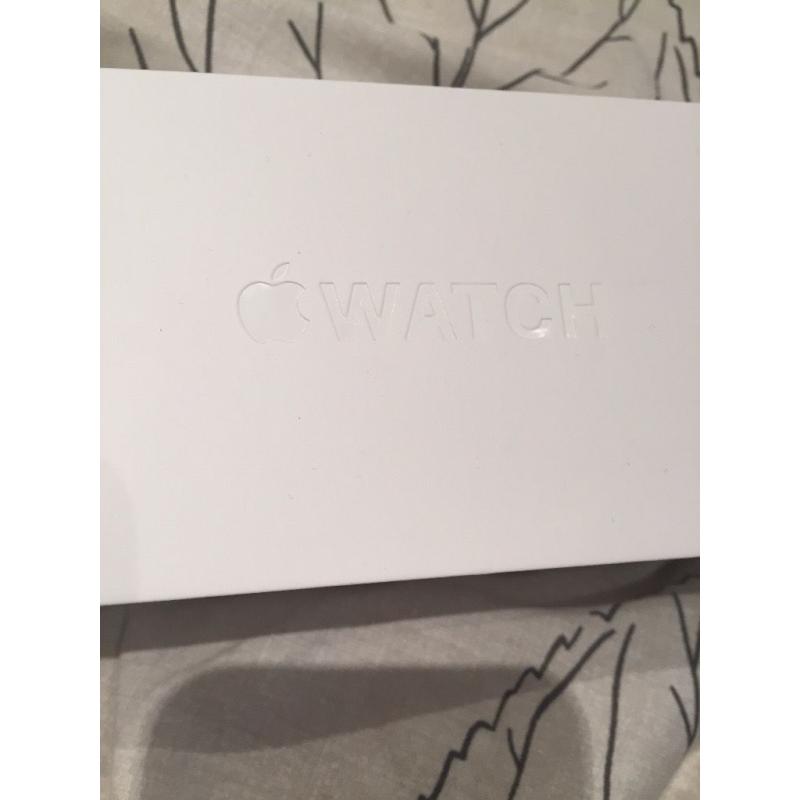 Apple Iwatch sport , brand new , unwanted gift. 42mm case.7000 series. Black sport band.Boxed.