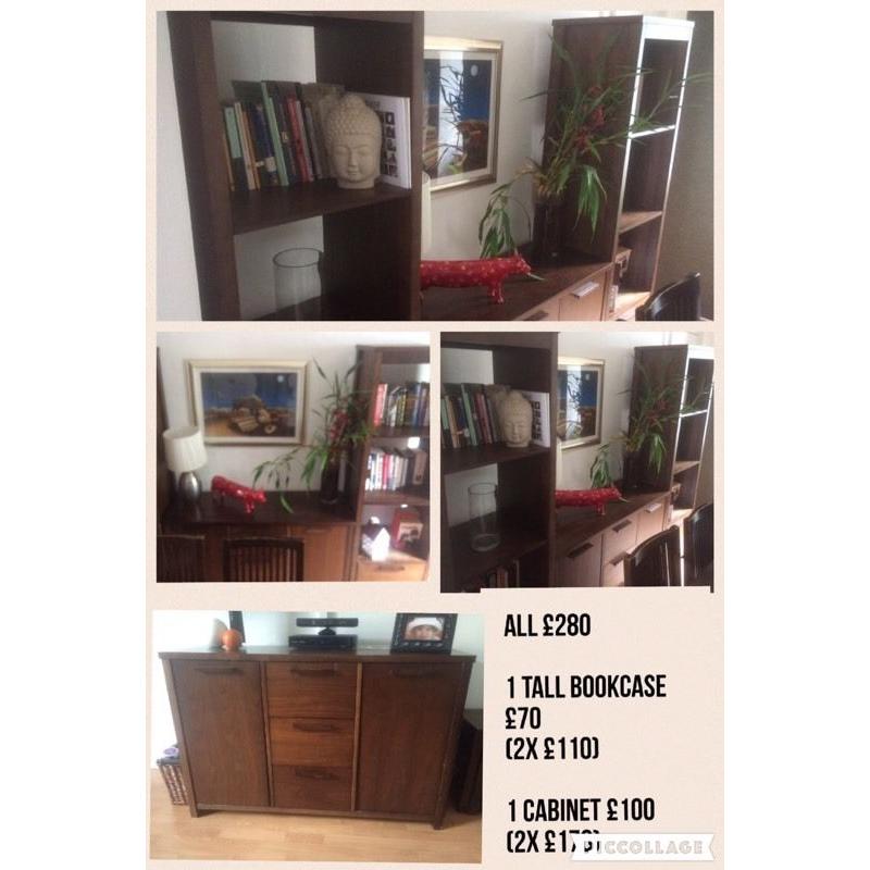 Cabinets library livingroom