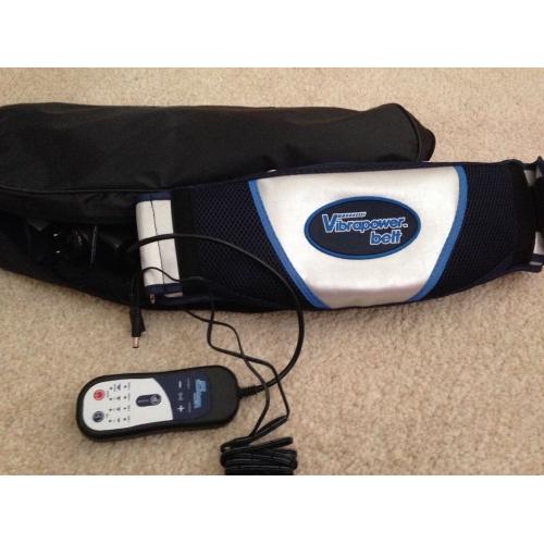 Plug in vibration belt with bag
