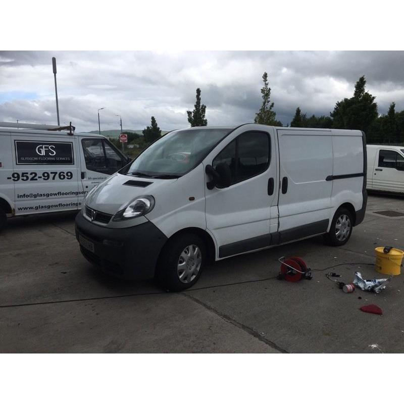 Vauxhall vivaro 2005