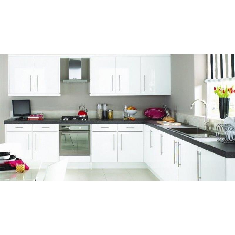 Complete White Gloss Kitchen For Sale