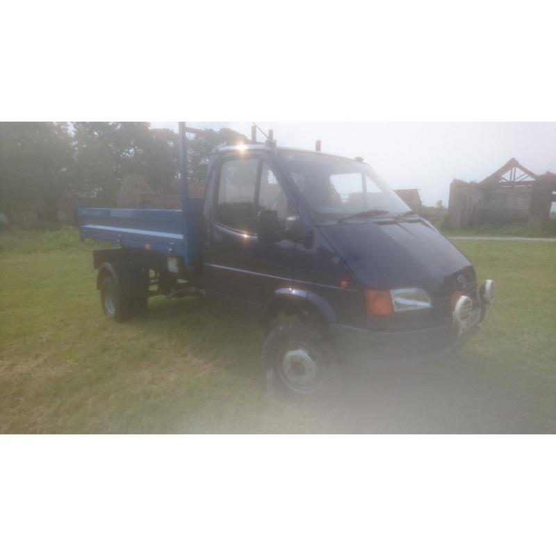 Ford Transit Tipper County Spec 4X4 (Must Look)