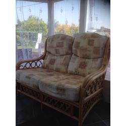 Three piece cane furniture