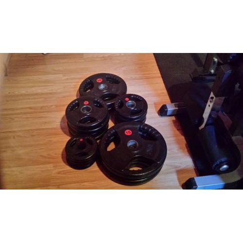 Heavy Duty Power Rack + Lat&Low Attachment + Incline/Decline Bench + Weights