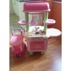 Girls Kitchen with trolley
