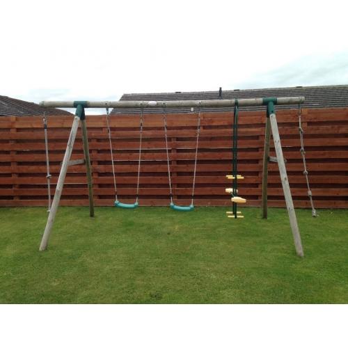 Kids wooden swings