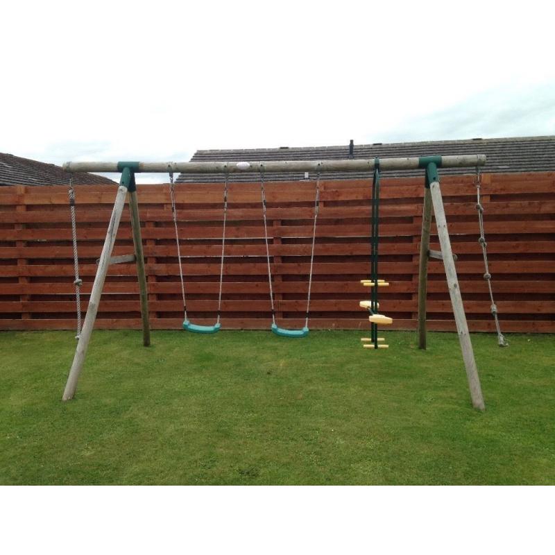 Kids wooden swings