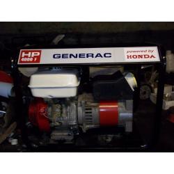HP4000FF 3.6Kw CONSTANT OP GENUINE 8HP HONDA GENERATOR WITH LOW OIL AUTOMATIC SHUTDOW