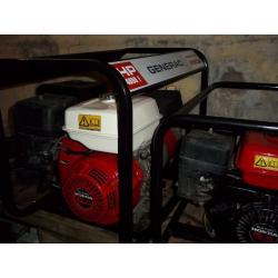 HP4000FF 3.6Kw CONSTANT OP GENUINE 8HP HONDA GENERATOR WITH LOW OIL AUTOMATIC SHUTDOW