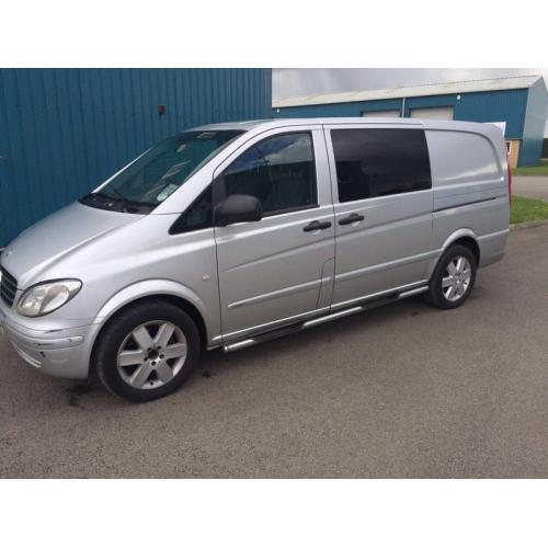 MERCEDES BENZ VITO 115CDI SPORT LWB DUAL LINNER 2010 60REG RARE VAN!!!! L