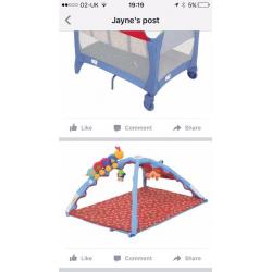 Graco travel cot/play pen