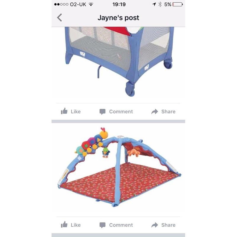 Graco travel cot/play pen