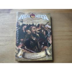 HELLOWEEN 2xDVD LIVE ON THREE CONTINENTS (SEALED)