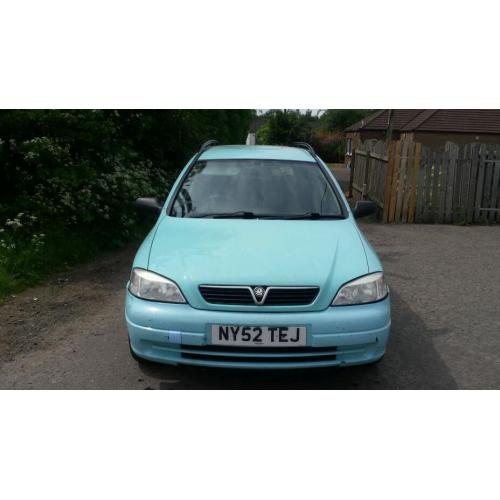 Vauxhall Astra Envoy DTI, 131,000 Miles,Timing belt changed at 85,000Miles,MOT 10/2/17,Worth A View