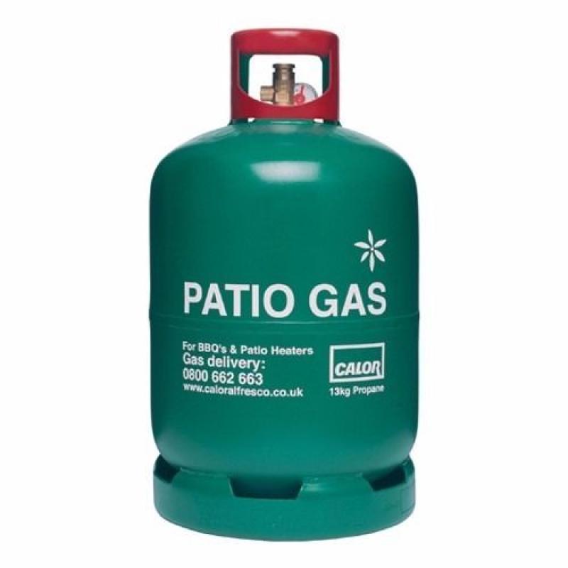 13 kg calor patio gas bottle almost full with regulator ideal spare