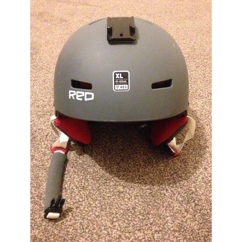 RED ski helemt