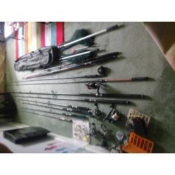 Various pieces of fishing equipment for sale as one