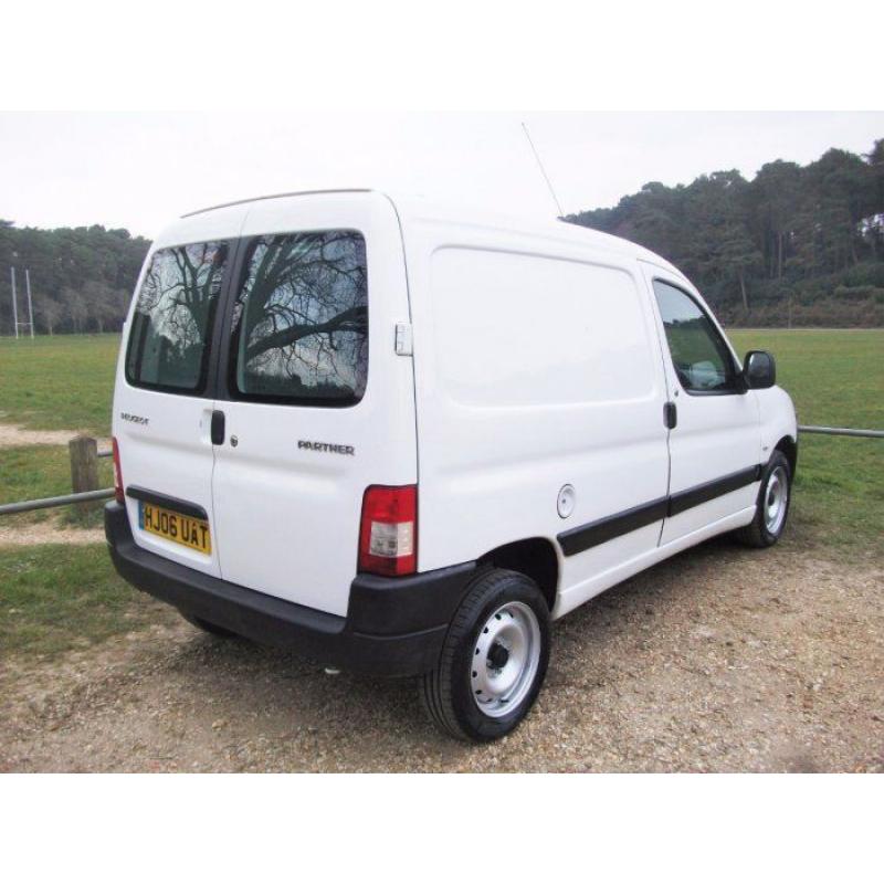 2006 06 PEUGEOT PARTNER L 600 D WHITE***3 SEATER***(CHEAPER PART EX WELCOME)