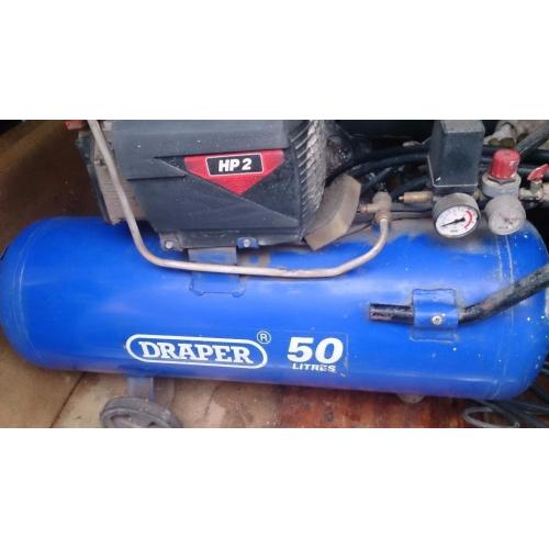 DRAPER 50L AIR COMPRESSOR