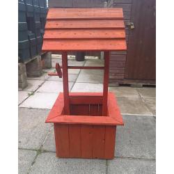 Ornamental wooden well