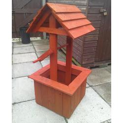 Ornamental wooden well
