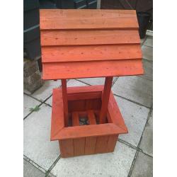 Ornamental wooden well