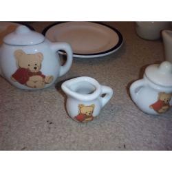 Minature china tea set.