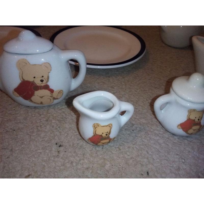 Minature china tea set.