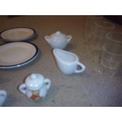 Minature china tea set.