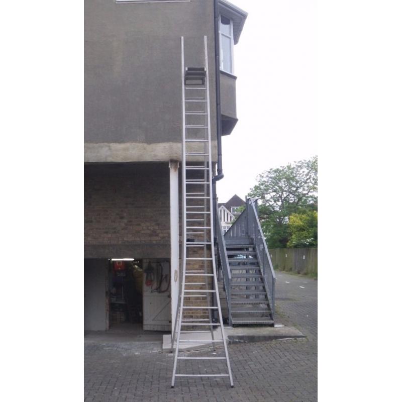 18ft double sided Stepladder with Platform and splayed base. HUGE!
