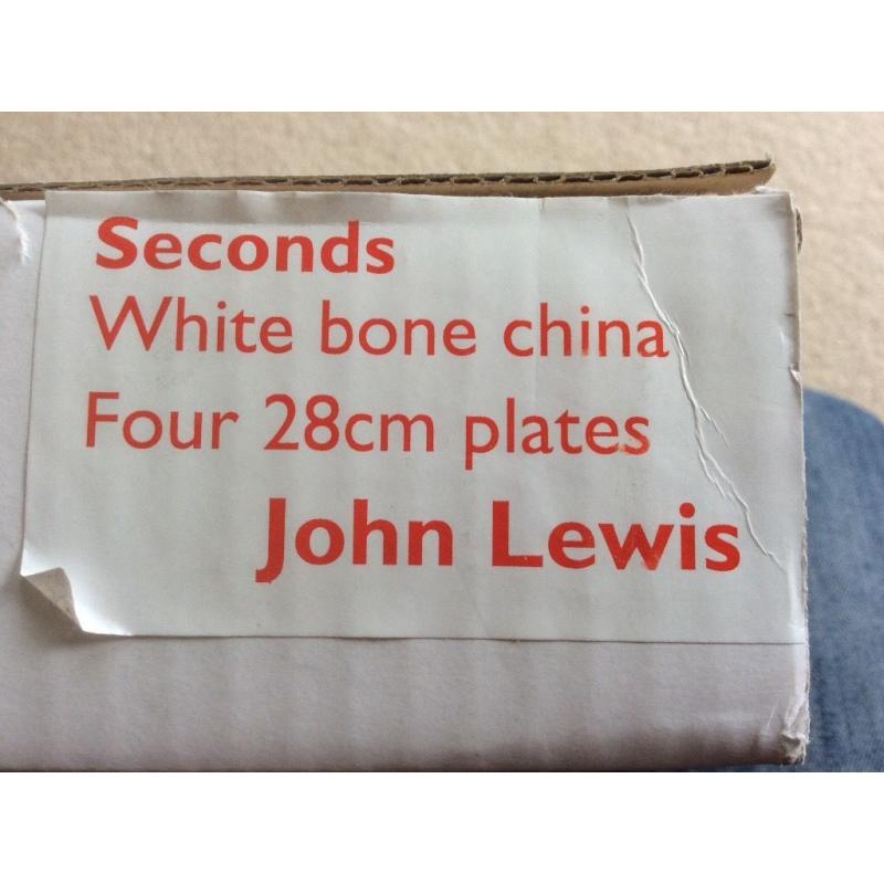 John Lewis Bone China Dinner Plates