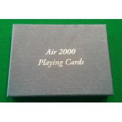 Air 2000 Playing cards sealed packs .