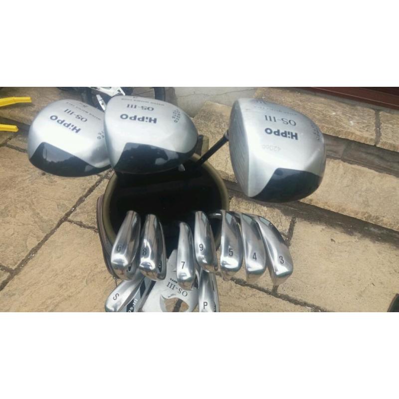 Hippo golf clubs very good condition