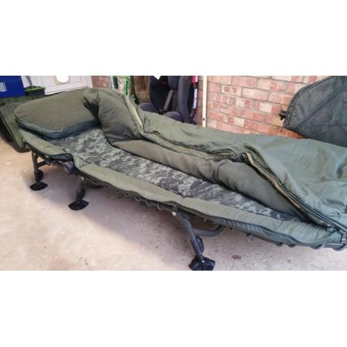 Nash SS3 sleep system fishing bed chair