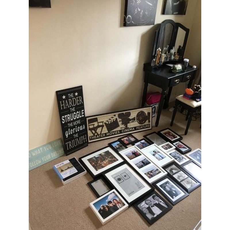 Picture Frames and wall decor