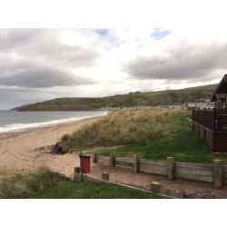 New static caravan for sale near Edinburgh & Berwick. Great location next to superb sandy beach.