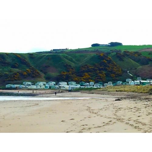 New static caravan for sale near Edinburgh & Berwick. Great location next to superb sandy beach.