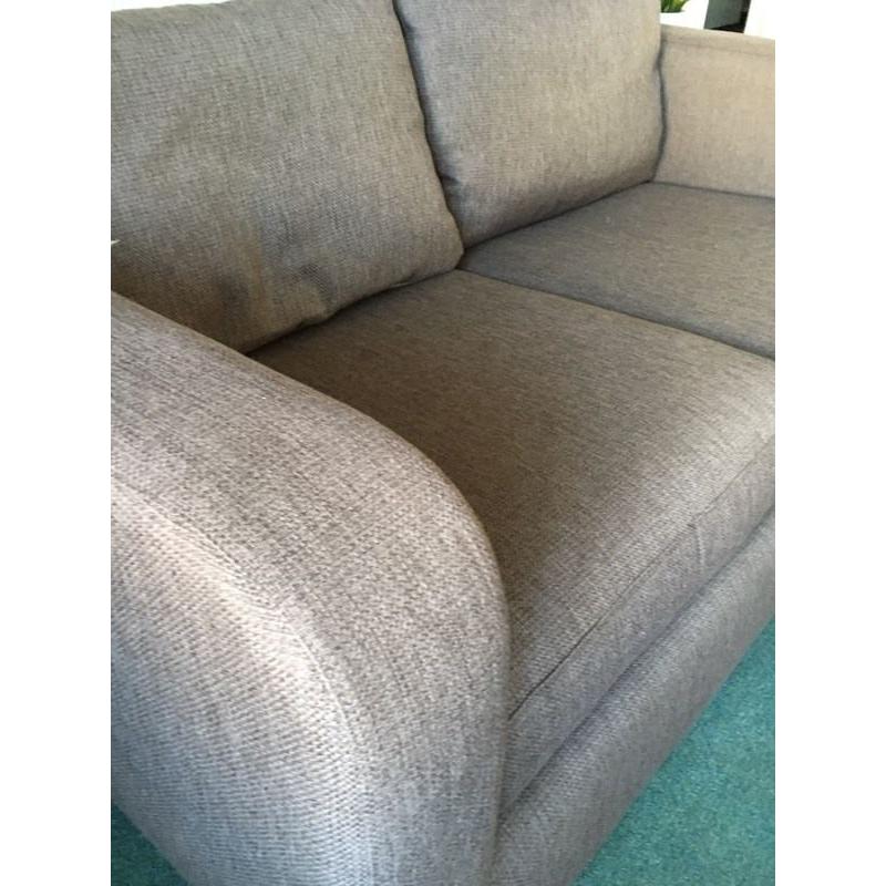 Marks and Spencer fabric 2 seat sofa with removable cushions